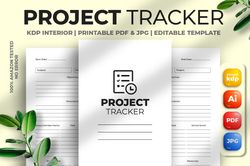 project tracker kdp interior