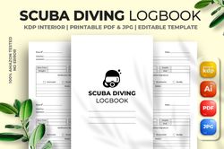 scuba diving logbook kdp interior