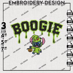 stitch boogie drop name embroidery designs, halloween embroidery files, nightmare before christmas machine embroidery