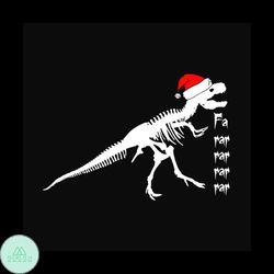 dinosaur with santa hat svg, christmas svg, dinosaur svg, santa hat svg