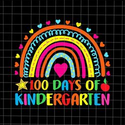 100 days of kindergarten svg, school teacher smarter rainbow svg, 100 days of school 2022 svg, teacher quote svg, school