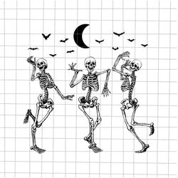 dancing skeletons halloween svg, skeletons halloween svg, skeletons dancing svg, dancing halloween svg, skeletons svg