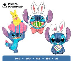 bundle layered svg, easter day stitch svg, easter eggs stitch svg, digital download, clipart, png, svg, cricut, cut file