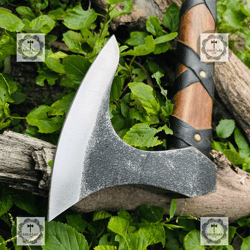 Functional AXE HANDMADE Carbon STEEL Axe/HATCHET INTEGRAL VIKING Tomahawk Gift