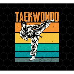 love taekwondo png, retro taekwondo gift png, love martial art png, korean martial art vintage png, vintage png, png pri