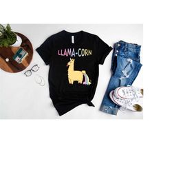 llama corn shirt,llama lovers shirt,men's llama t-shirt,funny llama shirt,unicorn llamacorn shirt,animal lovers tee,llam