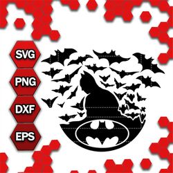 bat silhouette, superhero svg, bat dxf svg png jpg eps , bat cut file , bat tshirt sublimation digital download