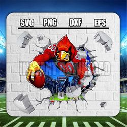 arizona cardinalss svg, mascot sports files, svg for cricut, clipart, football cut file, layered svg for cricut file