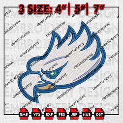 florida gulf coast logo embroidery files, ncaa embroidery designs, florida gulf coast eagles machine embroidery, ncaa