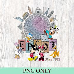 Disney Epcot World Tour PNG, Disney Epcot PNG, Mickey And Friends, Epcot Drink Around the World, Epcot Center 1982 PNG