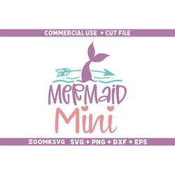 mermaid mini svg, mermaid svg, mermaid quotes svg, mermaid svg cricut, mermaid birthday svg, mermaid saying svg, mermaid