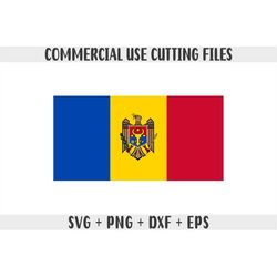 moldova flag svg original colors, moldova flag png, commercial use for print on demand, cut files for cricut, cut files