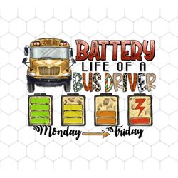 love bus driver png, battery life of a bus driver from monday to friday png, get battery png, go to school png, png prin