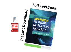 full pdf - advanced medical nutrition therapy 1st edition by kane- instant download