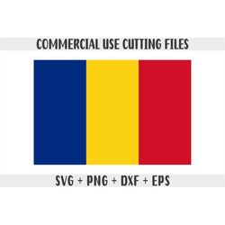 romania flag svg original colors, romania flag png, commercial use for print on demand, cut files for cricut, cut files