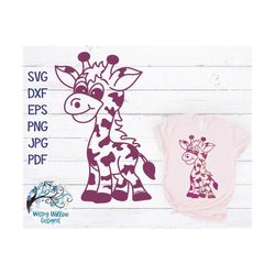 Giraffe SVG, Giraffe Decal File Svg, Giraffe Outline Svg, Cute Giraffe, Giraffe Png, Baby Giraffe, Cartoon Giraffe, Zoo