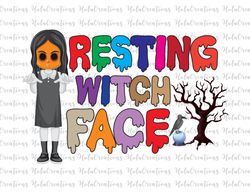 resting witch face svg, halloween svg, witches clipart, witch quote svg, funny halloween quote, cricut files