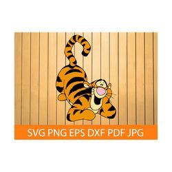 tigger svg png pdf dxf