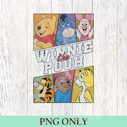 vintage pooh & co est 1926 png, winnie the pooh png, pooh and co png, pooh bear and friends png, disney bear pooh png