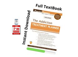 full pdf - the addiction treatment planner 6th edition - instant download