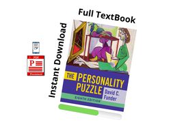 full pdf - the personality puzzle eighth edition - instant download