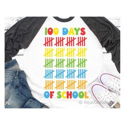 100 days of school svg, 100 days tally marks svg, 100th day svg, 100 days smarter svg, boy 100 days svg, girl 100 days s