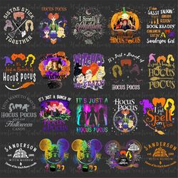 halloween bundle svg png, trick or treat svg, spooky season, halloween witches, spooky vibes, svg, png files for cricut