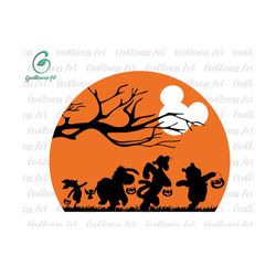 halloween friends svg, spooky vibes svg, trick or treat svg, halloween midnight svg, png files for cricut sublimation