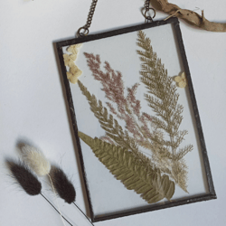 painting in glass, herbarium, herbarium in glass, wall panel, panel, painting, wildflowers, painting with flowers