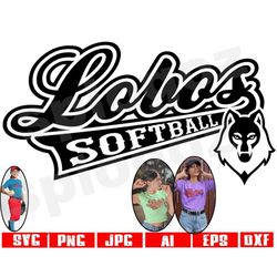 lobos softball svg, lobo softball svg, lobos softball png, lobos svg, lobo svg, lobos mascot svg, lobo designs, cricut p