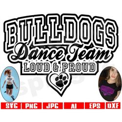 bulldogs dance team svg bulldog dance team svg bulldog svg bulldogs svg bulldogs cheer svg bulldogs cheerleading svg cri