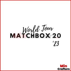 slow dream world tour retro matchbox 20 svg digital file