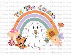 tis the season halloween png, spooky season png, funny cute ghost png, halloween sublimation, png file for cricut