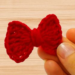 crochet bow pdf pattern