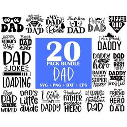 Dad Svg Bundle, Fathers Day Svg Bundle, Daddy Svg, Funny Dad Svg, Funny Dad Gift, Dad Quote Mugs Svg, Dad Svg For Shirt