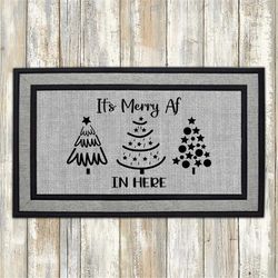 merry af in here doormat png, front doormat sublimation design download, rug png, rug designs, doormat png file