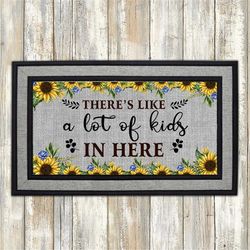 a lot of kids in here  doormat png, front doormat sublimation design download, rug png, rug designs, doormat png file