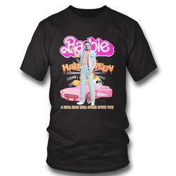 barbie halloween is coming 2023 horror movie t-shirt