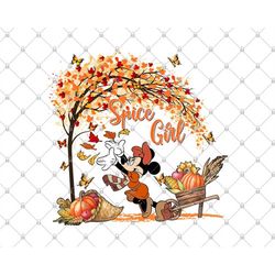 Spice Girl Thankgiving Png, Fall Holiday Season Png, Spooky Vibes Png, Fall Mouse Png, Fall Pumpkins Png, Sublimation De
