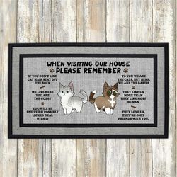 please remember cat house doormat png, front doormat sublimation design download, rug png, rug designs, doormat png file