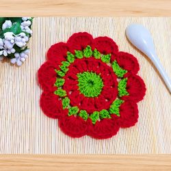 a crochet round coaster pdf pattern