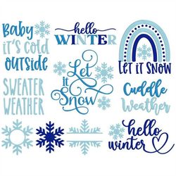 winter embroidery designs, machine embroidery, christmas embroidery, holiday embroidery, 10 designs, digital download, 4