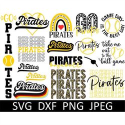 pirates svg bundle, pirates png bundle, digital download, cut file, clipart, sublimation png (15 individual svg/png/dxf/