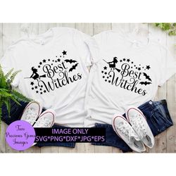 best witches. best friend matching halloween. digital image. besties. halloween bff. halloween besties. svg, cut file, b