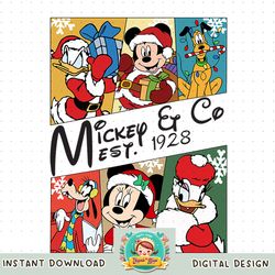 Christmas Mouse And Friends PNG , Merry Christmas Png, Christmas Mickey Png, Christmas Squad Png, Cartoon Movie Png, Chr