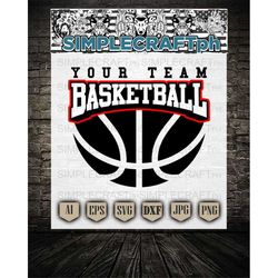 basketball design svg || basketball svg ||  diy basketball team shirt || file sports quotes  || digital cut file for cri