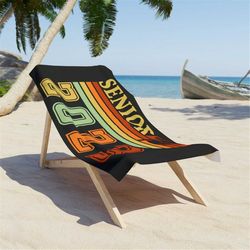 senior 2023 beach towel