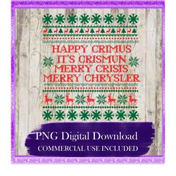 merry crimus png, ugly sweater, dtg, dtf, sublimation