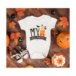 halloween svg for baby, first halloween svg, my 1st halloween svg file, halloween, cut file, iron on transfer, baby hall