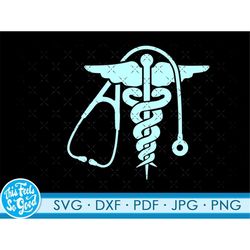 Medic svg, Stethoscope svg png, Dr nurse rn SVG PNG, svg of Stethoscope, doctor Cut File For Cricut, Silhouette Nursing